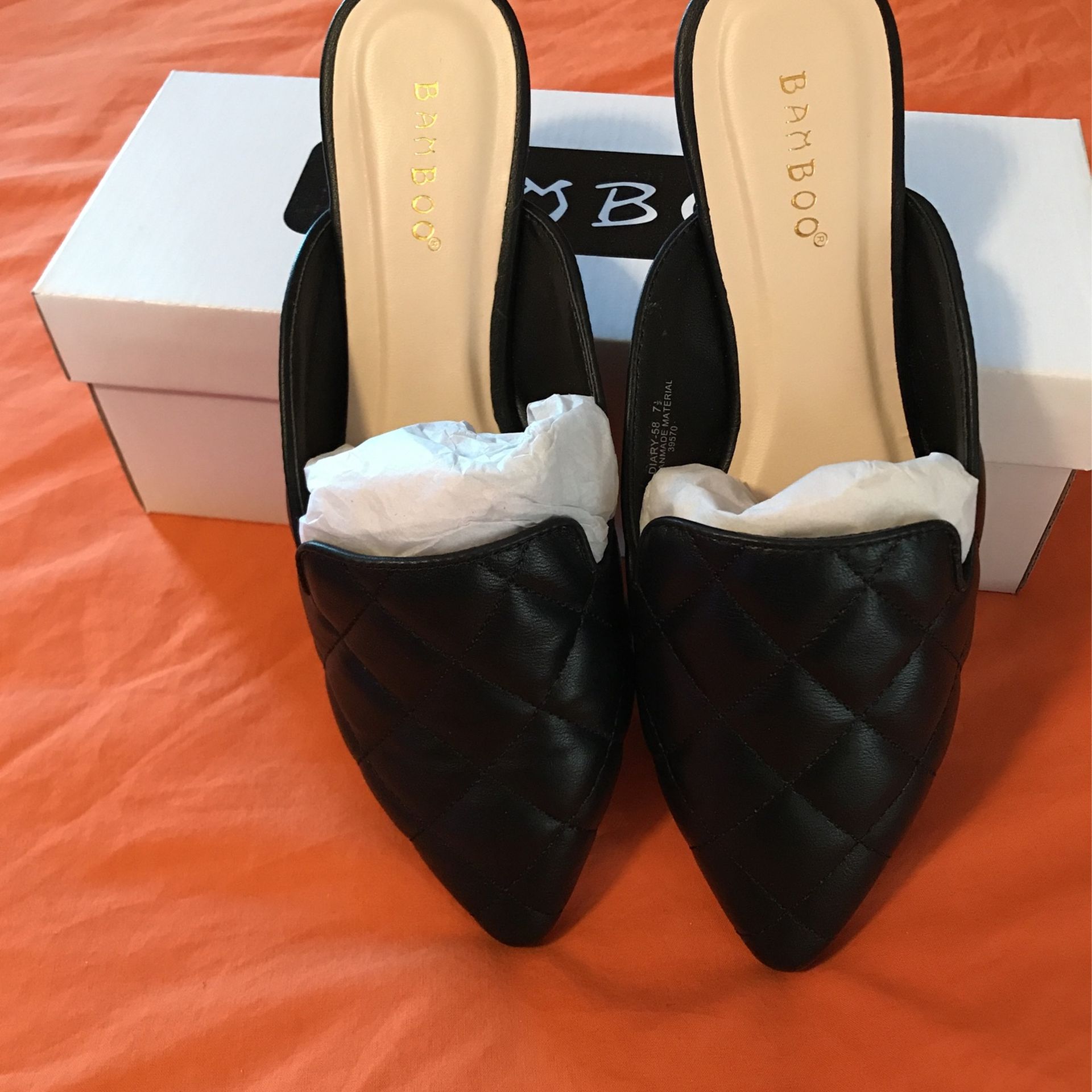 Bamboo Leather Loafer/Mule -Women’s