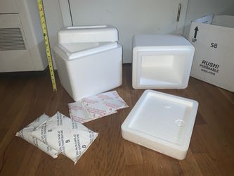 Free! X2 Styrofoam Coolers & X8 Ice Packs - FREE