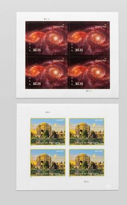 USPS Priority Mail Express Stamp Blocks (2 Panes of 4) – $240.80 Total Face Value