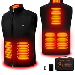 Heated Vest for Men Women with Battery Pack Included, Lightweight Warming Heated Vest Rechargeable Smart Heating Vest