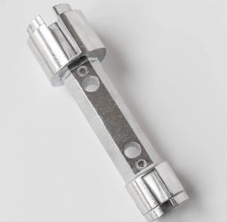 Tub Drain Remover Wrench Removal Tool Dual Ended Dumbell for Bath Drains Heavy Duty Aluminum