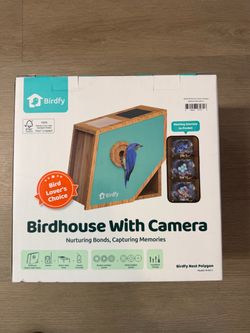 Birdfy Nest Polygon Birdhouse With Camera