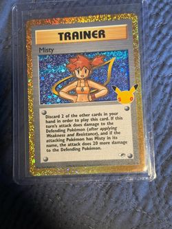 30th Anniversary Misty Trainer Card