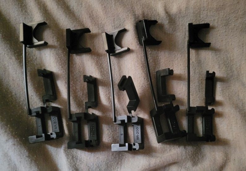 x5 Heyco Strain Relief Bushings Black New