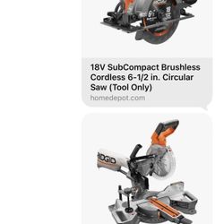 Ridgid Battery Tools 