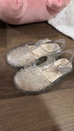 Clear sandals