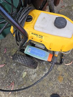 pressure washer.