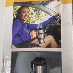 12 V Deluxe Heated Mug Tasse Chauffee De Luxe.