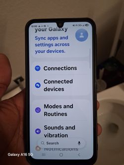 Samsung A16 5G with a month of service $50
