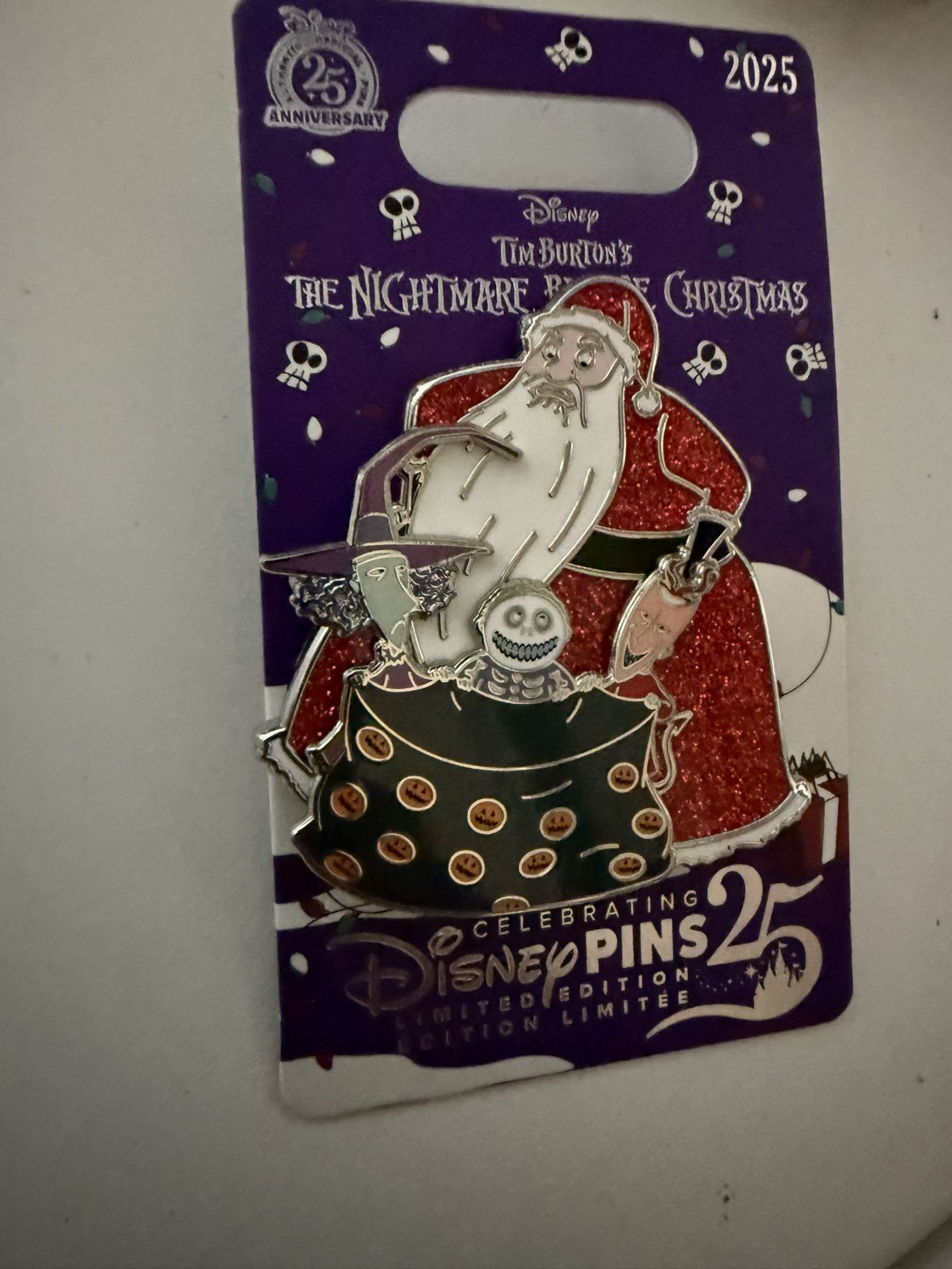 Disney Nightmare Before Christmas Holiday Pin