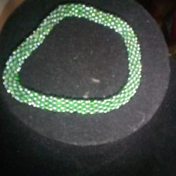 18 In Bracelet Beads Green