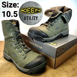 New KEEN Utility Men's Roswell Mid Height Composite Toe Canvas Tactical Combat Work Boots
Size: 10.5