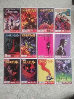 Marvel Inhuman Comic Book Lot 12 Issues Mint Condition