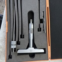Mitutoyo Depth Micrometer.