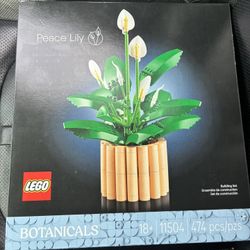 Peace Lily Flower Lego Set New!! 