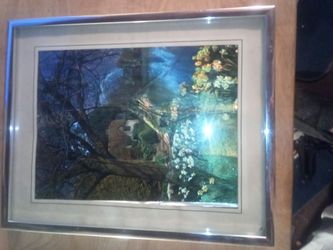 Vintage art print.