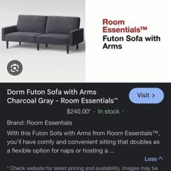 Gray Futon