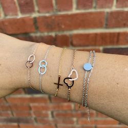 Stainless steel bracelet.