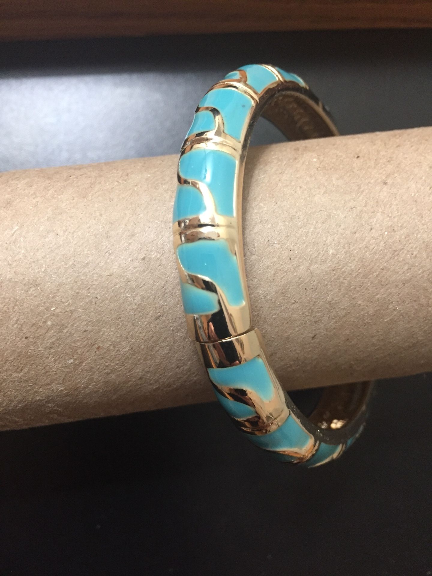 Hinged Metal Bangle Bracelet