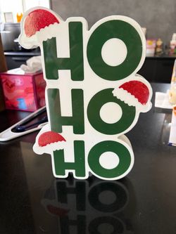 Ho Ho Ho Christmas Tabletop Decoration