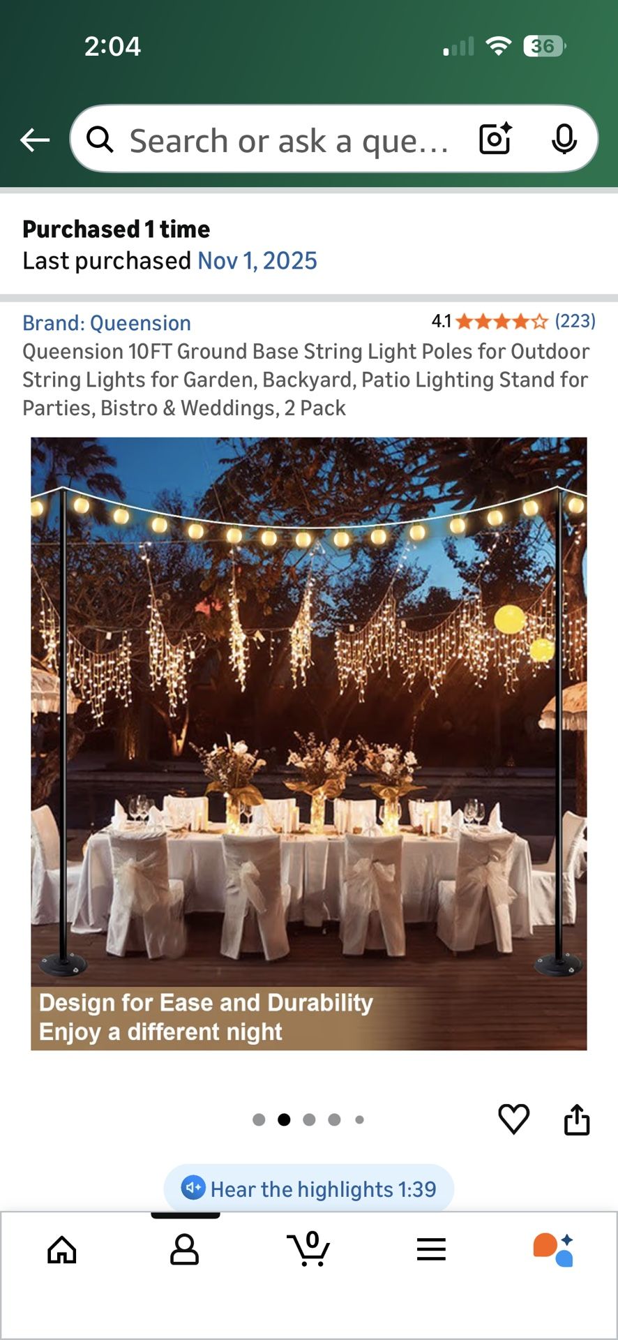 Light Poles For String Lights