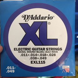New daddario Xl guitar strings