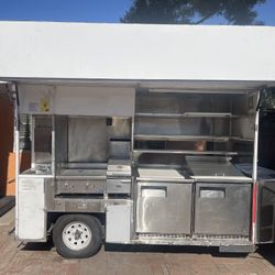 Grill Cart / Fryer Carro De Comidas 