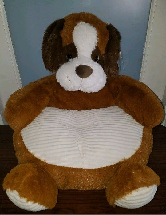 St. Bernard pillow chum Kelly toy pet/ child's plush chair