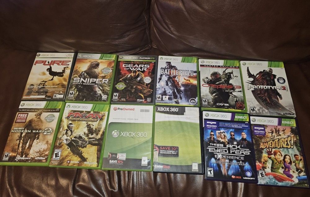 XBOX 360 games