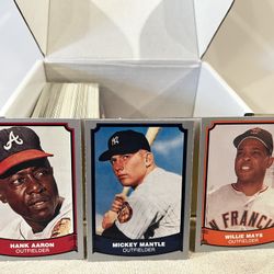 1988 Pacific Legends Baseball Cards Complete Set #1-110 Aaron, Mantle, Mays With Other HOF Players