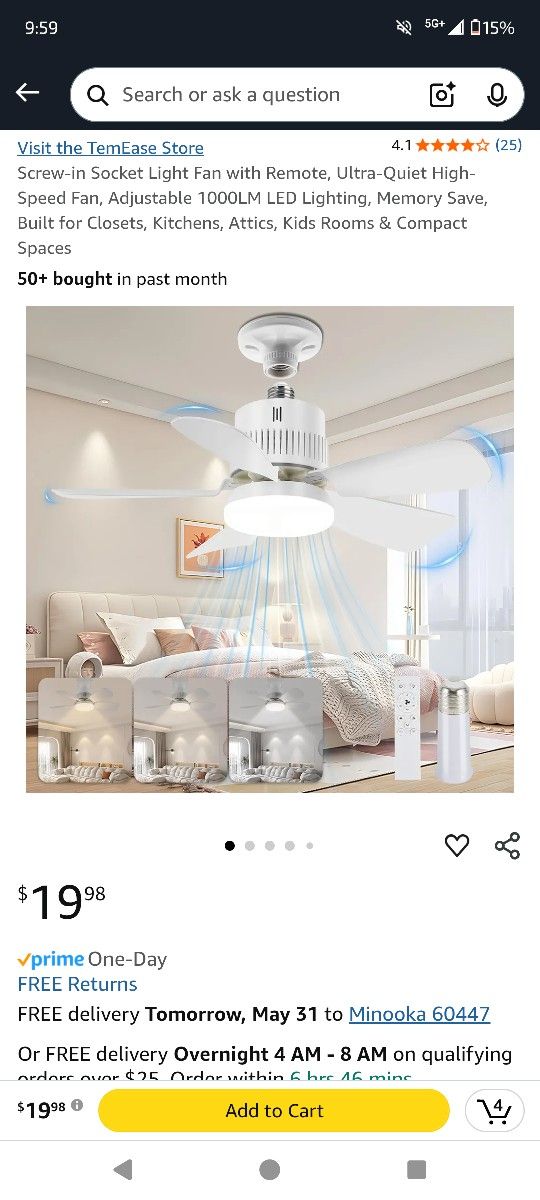 Socket Fan