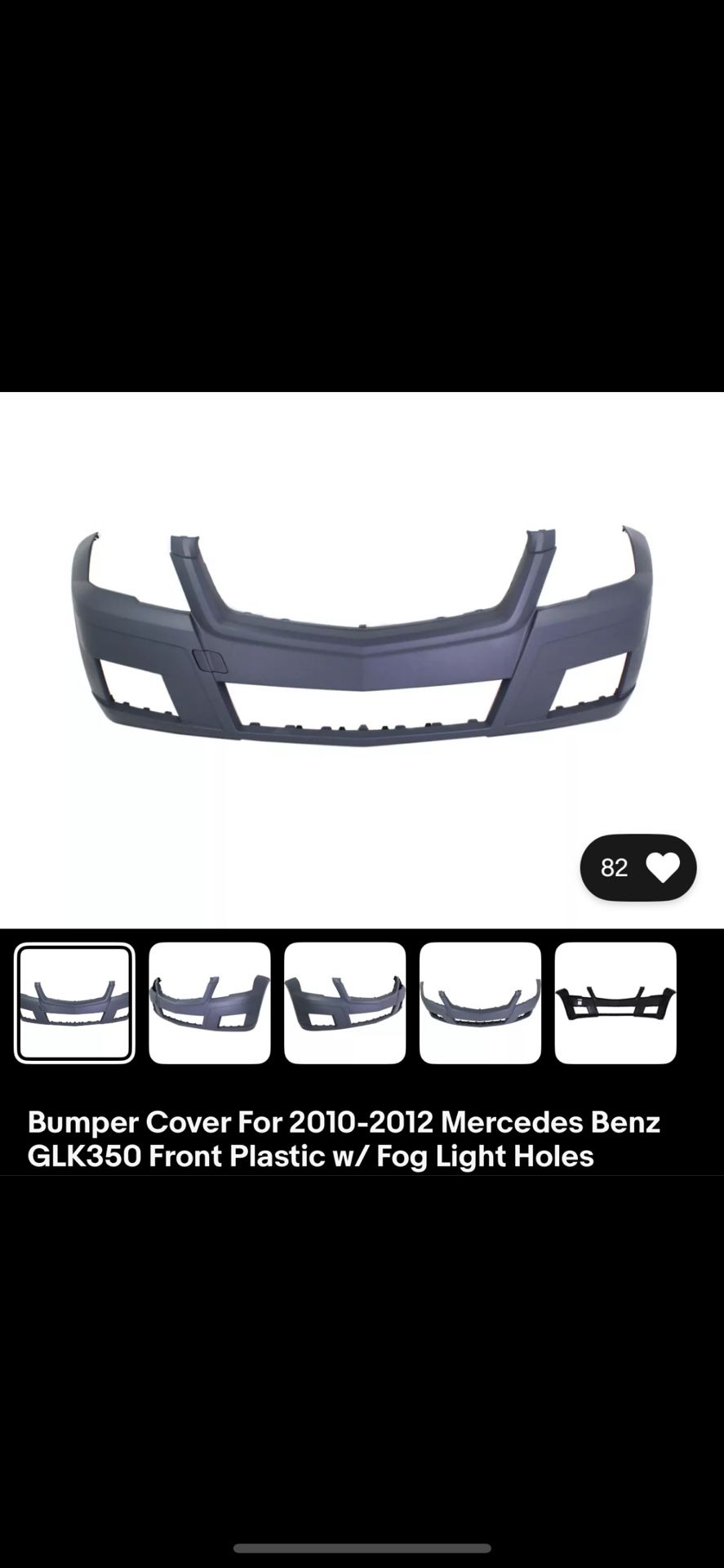 2010 Mercedes glk 350 Front Bumper