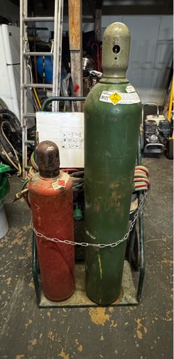 Complete Matheson gas torch set