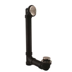 Push-Pop Bath Drain with Overflow Pipe (12 Available) 
