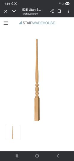 Primed White Stair Balusters