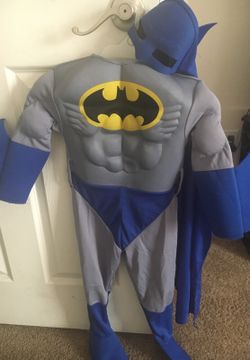 Batman Costume with Mask size 4/5T $15