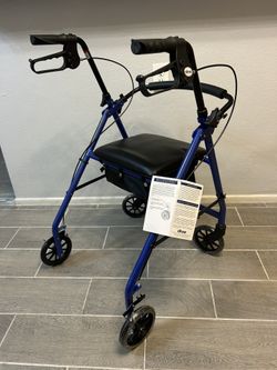 Drive Medical Walker, Slightly Damaged Seat. 