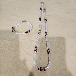 Mother Of Pearl Neckles And Bracket