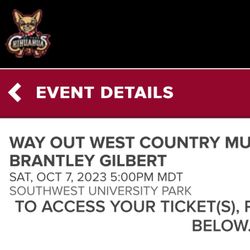 Way Out West Fest WestStar Club Tickets