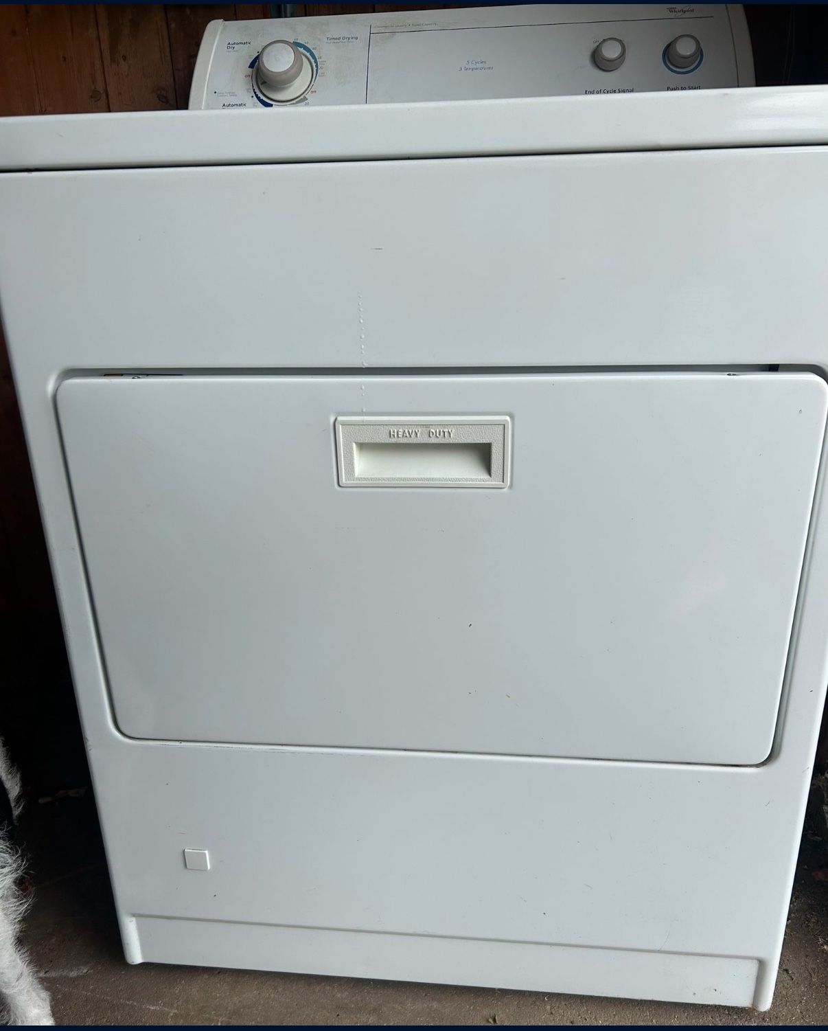 Whirlpool Heavy Duty Dryer