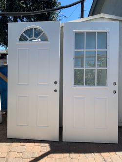 36*80 fiberglass metal not free $350