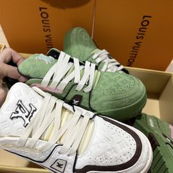 The avocado Louis shoes Vuitton x Tyler latest collaboration