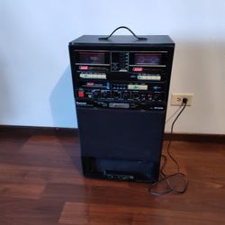 Denonet Double Cassette 8strack Karaoke Player 