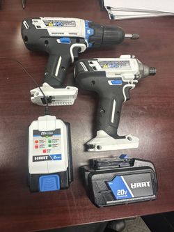 Hart Drill And Impact Driver Combo Kit