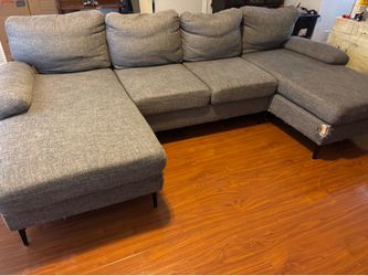 4 piece gray Wayfair sectional couch