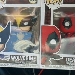 Deadpool Wolverine Pops 