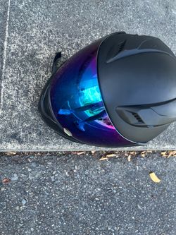 Medium black Motorcycle helmet