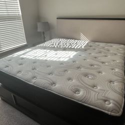 King Size Mattress/Bed Frame/Boxsprings  