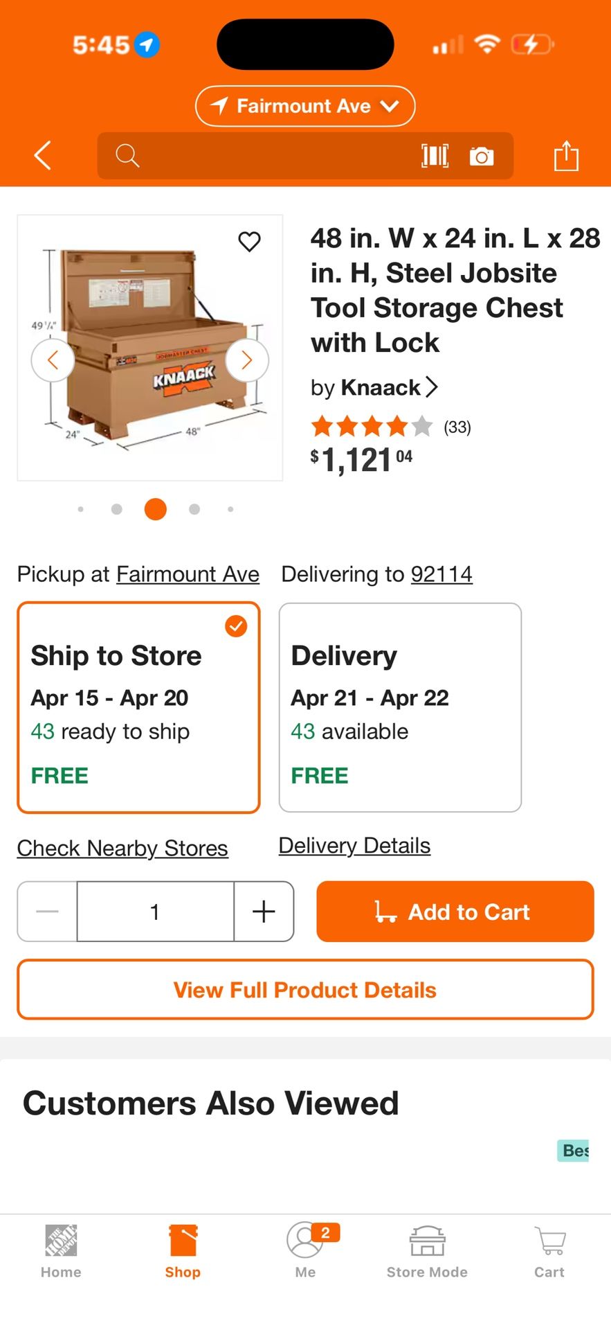 New Knaack box