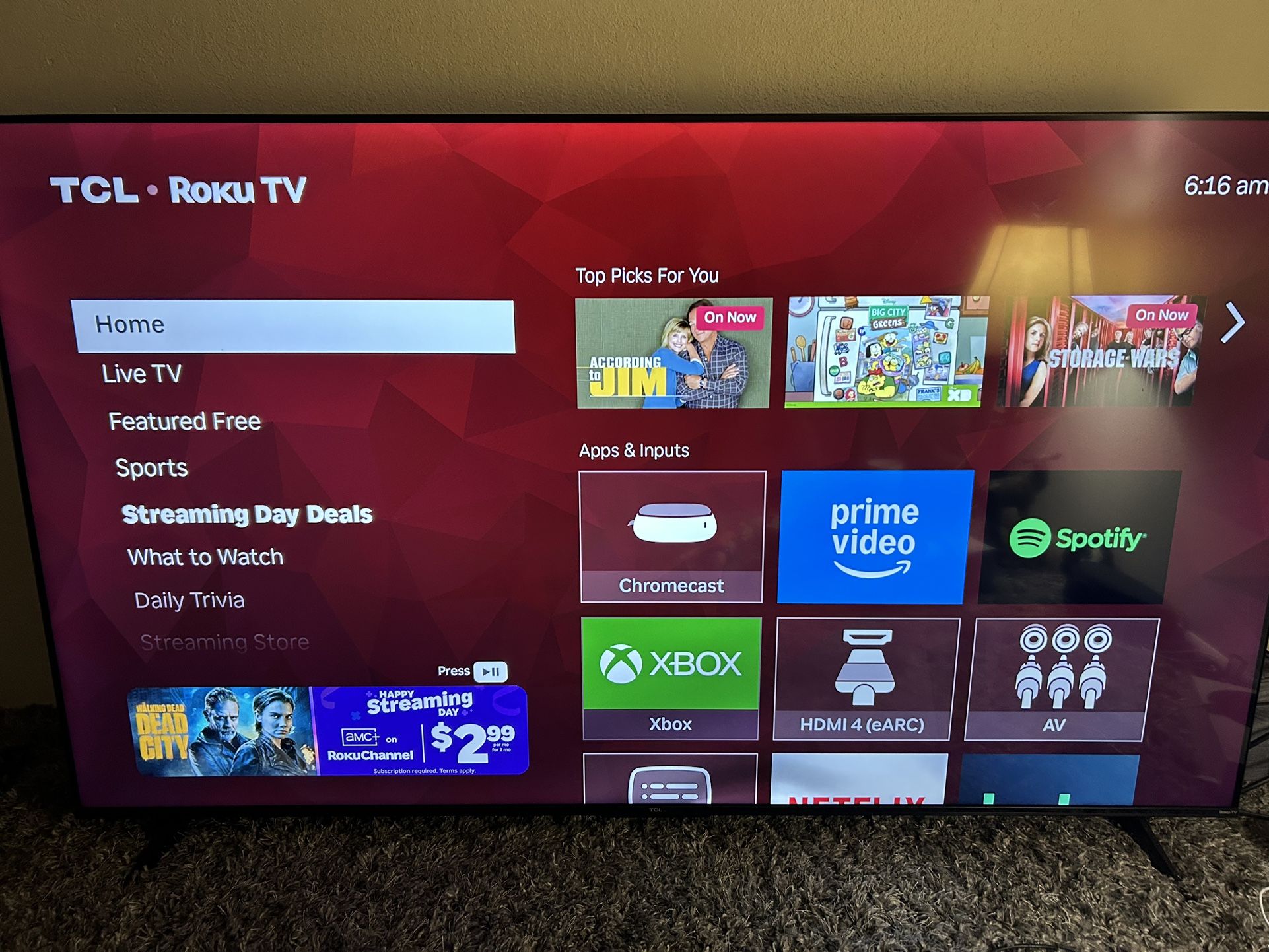 65” TLC ROKU With Remote for Sale in Tucson, AZ - OfferUp